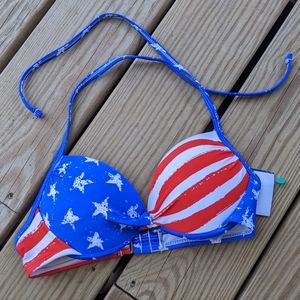 🆕3/$10✨ Patriotic Bikini Top